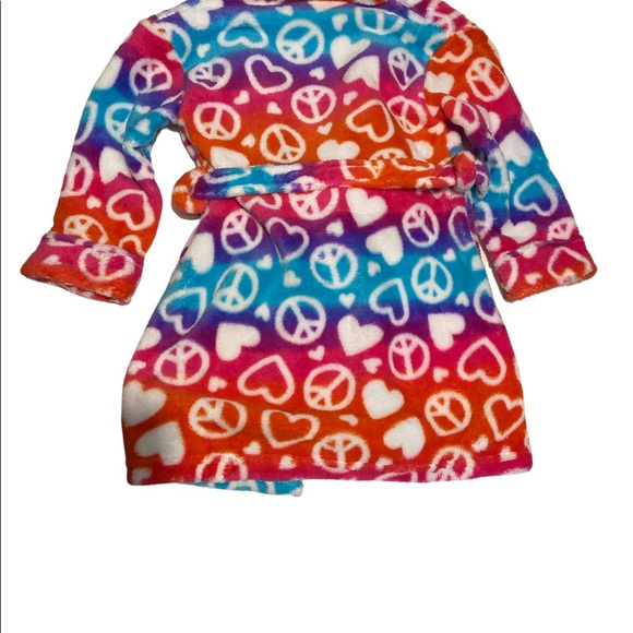 Kids peace & love Bath Robe/2 piece set - Picture 2 of 3
